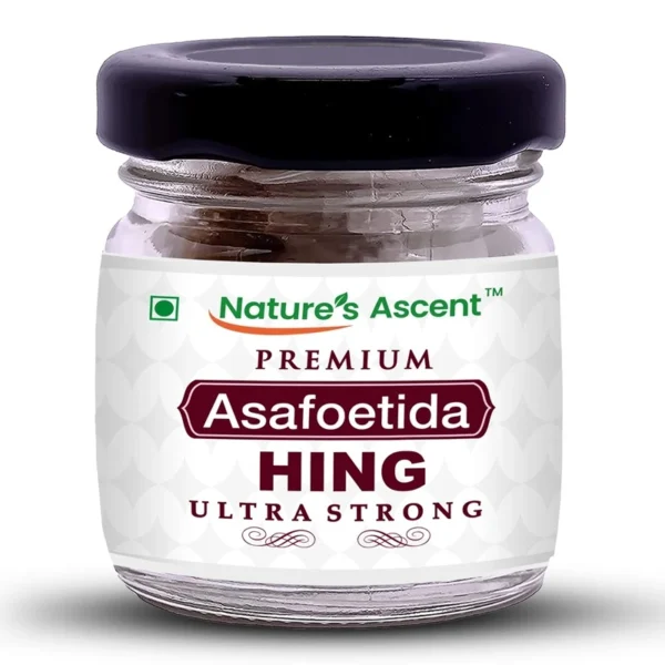 Nature's Ascent Asafoetida (Hing) Ultra Strong Jar Front