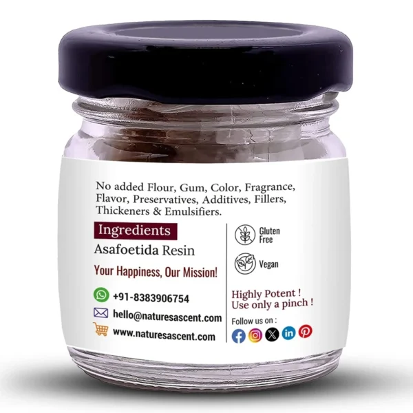 Nature's Ascent Asafoetida Super Strong Side